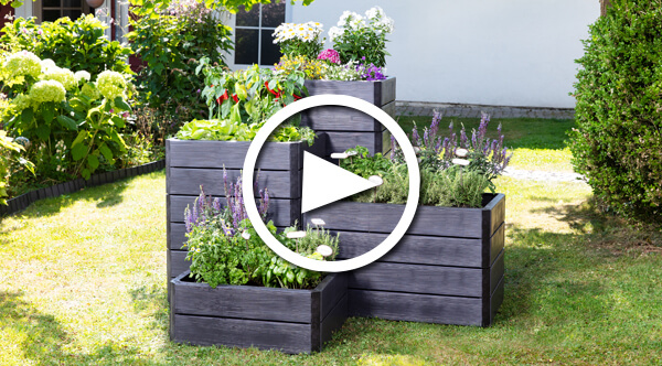 Benefits and installation Ergo Quadro Raised bed system